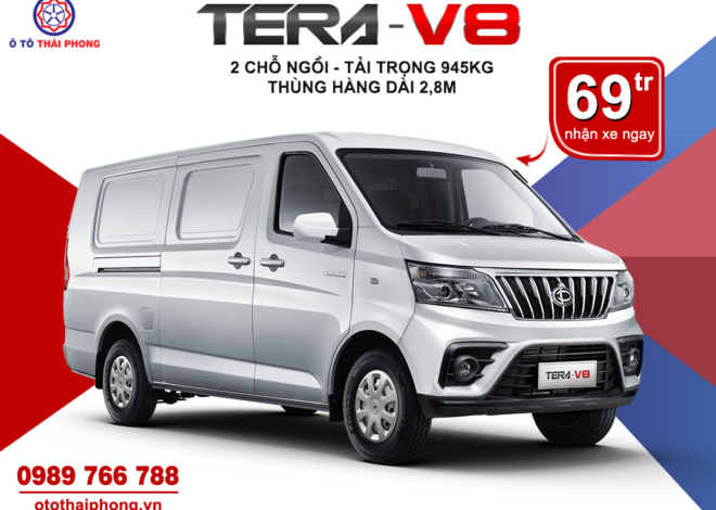 Xe Tải Van TERA V8 2 Chỗ: Giải Pháp Hoàn Hảo Cho Doanh Nghiệp Vận Tải