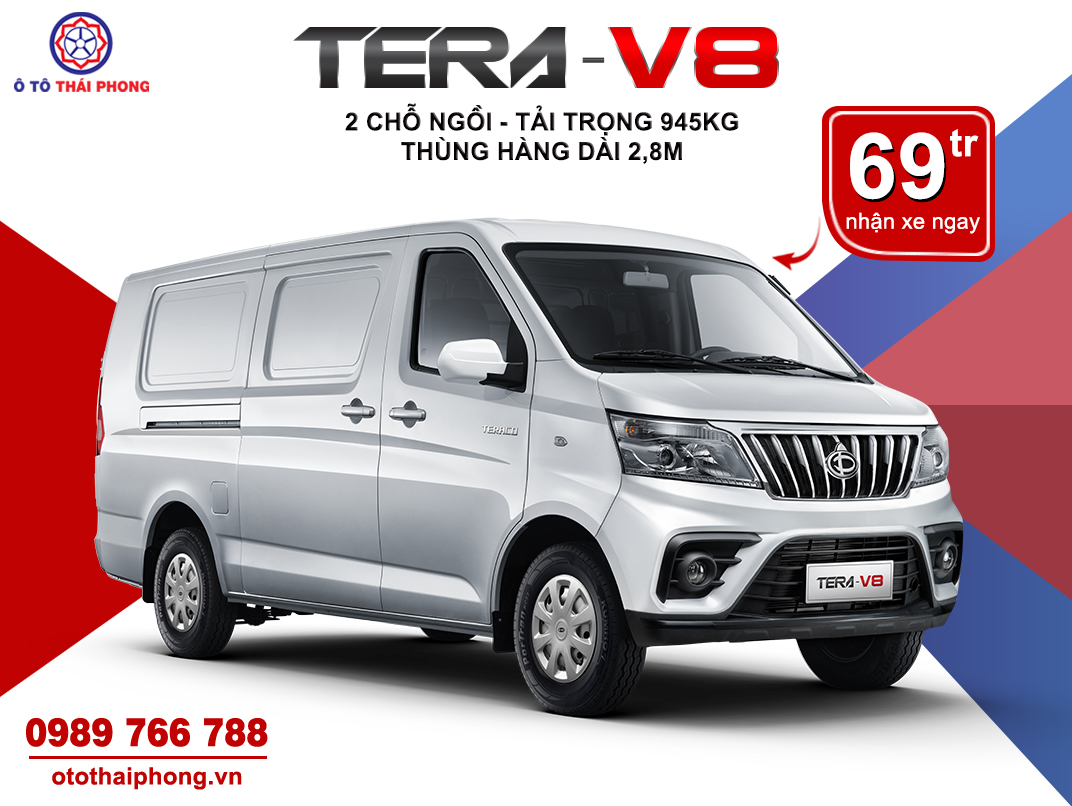 Xe Tải Van TERA V8 2 Chỗ: Giải Pháp Hoàn Hảo Cho Doanh Nghiệp Vận Tải